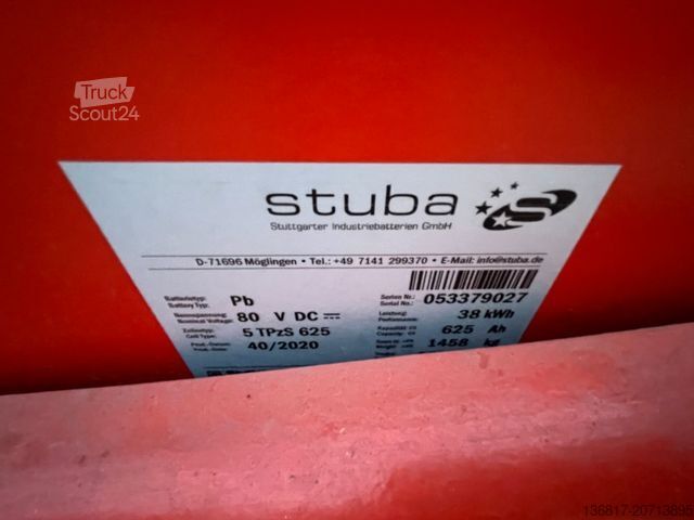 Voorlader vorkheftruck LINDE E30-02 Triplex Elektro Stapler 3.000kg Seitensch