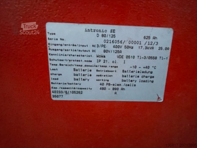 Voorlader vorkheftruck LINDE E30-02 Triplex Elektro Stapler 3.000kg Seitensch