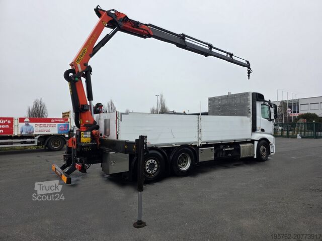 Kamion sa ravnom platformom Mercedes-Benz Actros 2745 6x2 Lenk/Lift Axe PK18002-EH