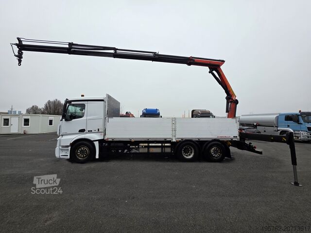 Kamion sa ravnom platformom Mercedes-Benz Actros 2745 6x2 Lenk/Lift Axe PK18002-EH