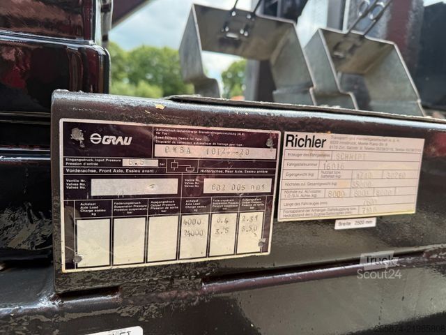 Auflieger SCHMIDT Containerkippchassis Typ CKSA 10/22-20