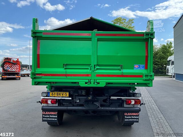 Kipper met kraan Mercedes-Benz Arocs 3743 8x4 Euro 6 HMF 19 Tonmeter Elektrisc...