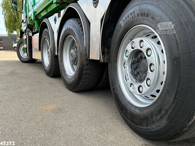 Kipper met kraan Mercedes-Benz Arocs 3743 8x4 Euro 6 HMF 19 Tonmeter Elektrisc...