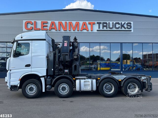 Standartinis-SZM Mercedes-Benz Arocs 3253 8x4 Hiab 105 Tonmeter laadkraan