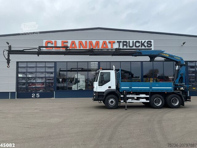 Autokrāna kravas automašīna Iveco Trakker AD260T41 Euro 5 6x4 Full Steel Palfinge...