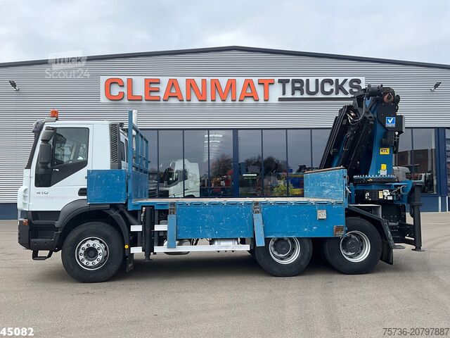 Autokrāna kravas automašīna Iveco Trakker AD260T41 Euro 5 6x4 Full Steel Palfinge...