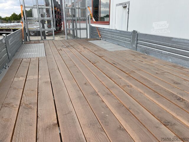 Remorcă cu platformă joasă Möslein TT11 BR Neuer Tandemtieflader, breit Rampen