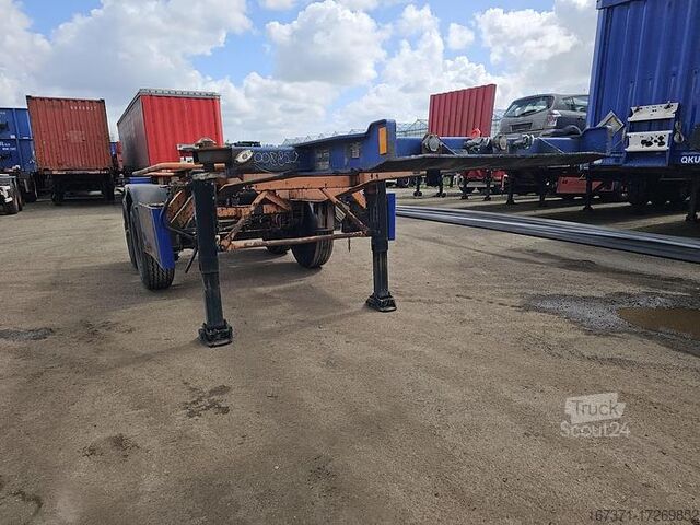 Konttikuljetukset Koehler Elmshorn 20ft | Steel suspension | BPW drum