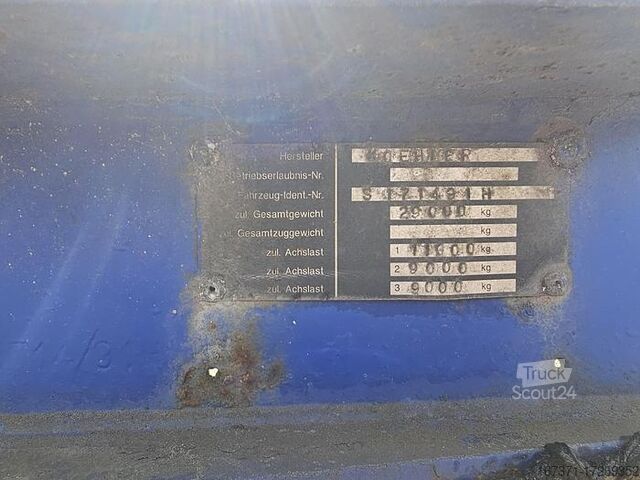 Konttikuljetukset Koehler Elmshorn 20ft | Steel suspension | BPW drum