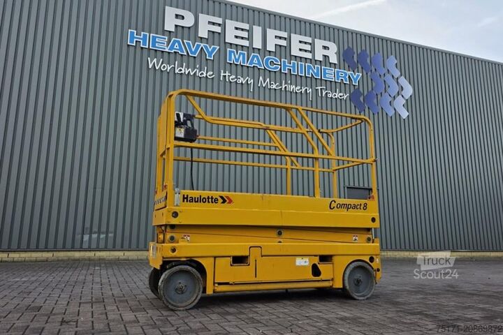 Scherenhebebühne Haulotte Compact 8 Electric, 8.2m Working Height, 350kg Cap