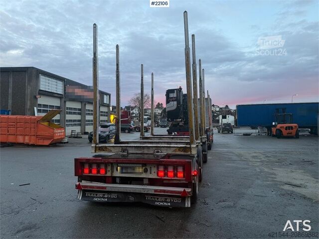 Transportator de lemn Trailer-Bygg 3 akslet