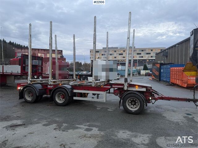Transportator de lemn Trailer-Bygg 3 akslet