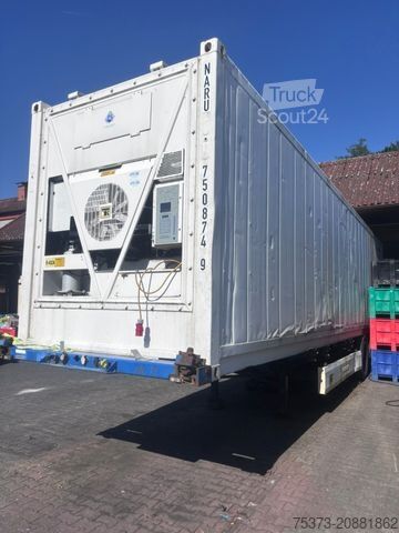 Polpriklopnik za zamenljive nadgradnje KRONE SD C Containerchassis/Pneumatischer Ausschub