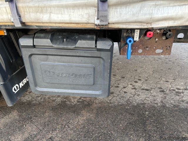 Odprta polprikolica s ponjavo KRONE SD MEGA Curtainsider/Edscha/SAF