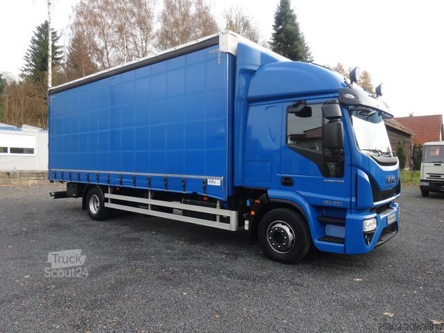 LKW mit Pritsche & Plane IVECO EuroCargo 160E280 Pritsche 7,20m 1xBett Edscha