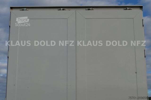 Dobozos pótkocsi SPIER AGL 290 Koffer 45m³ Durchladeeinrichtung LBW