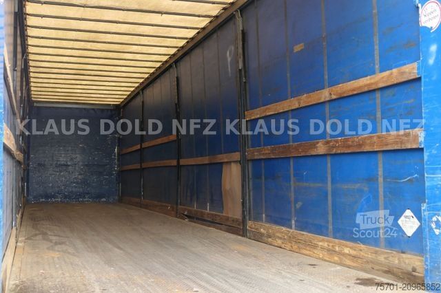 Semi-reboque aberto com lona SCHMITZ CARGOBULL S01 Pritsche Plane SAF-Achsen
