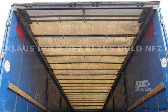 Semi-reboque aberto com lona SCHMITZ CARGOBULL S01 Pritsche Plane SAF-Achsen