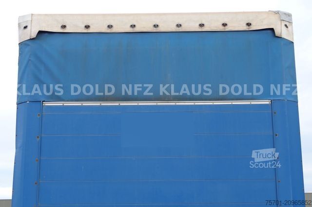 Semi-reboque aberto com lona SCHMITZ CARGOBULL S01 Pritsche Plane SAF-Achsen