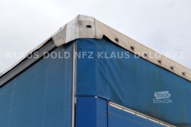 Semi-reboque aberto com lona SCHMITZ CARGOBULL S01 Pritsche Plane SAF-Achsen