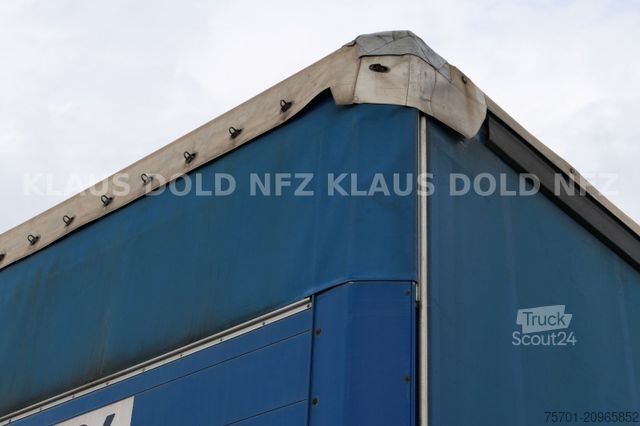 Semi-reboque aberto com lona SCHMITZ CARGOBULL S01 Pritsche Plane SAF-Achsen