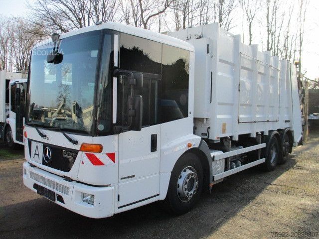 Camion à ordures MERCEDES-BENZ 2633 Econic Zöller mit U5 Umleerschüttung