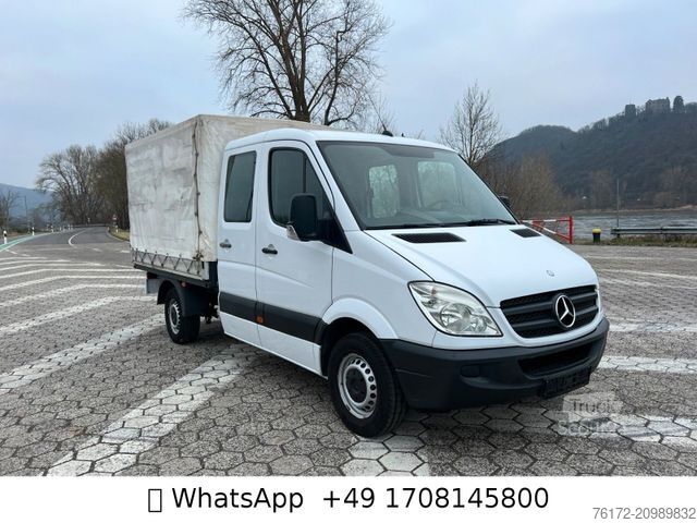 Camion bâché MERCEDES-BENZ Sprinter 213 Doka 7 Sitze AHK