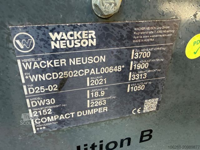Autre WACKER DW 30  Drehmulde Kipper