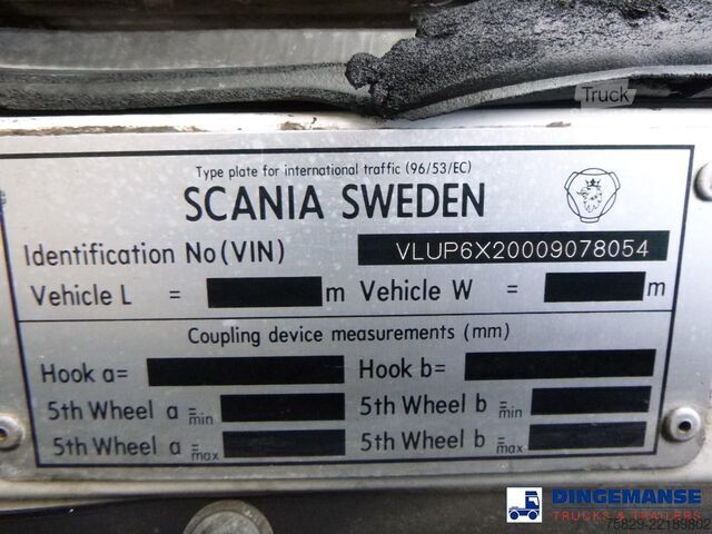 Sugekøretøj Scania P124-420 6x2 vacuum tank 10.5 m3