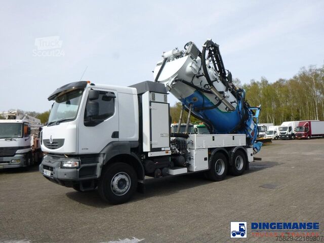 Pojazd ssący Renault Kerax 450 dxi 6x4 RHD Rivard vacuum tank 11.9 m3