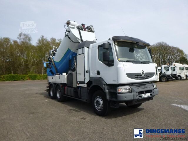 Pojazd ssący Renault Kerax 450 dxi 6x4 RHD Rivard vacuum tank 11.9 m3