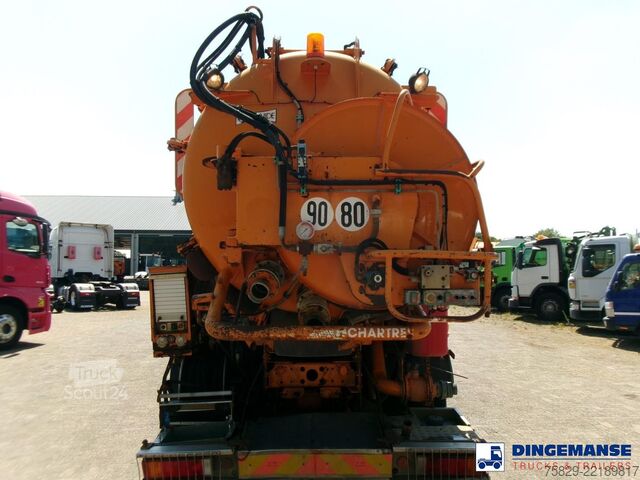 Pojazd ssący M.A.N. 41.463 8x4 Euro 2 vacuum tank ADR 15 m3 / 2 comp