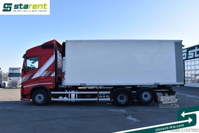 Wissellaadbak vrachtwagen VOLVO FH460 BDF Kühlkoffer Carrier Maxima 1000 Fleisch