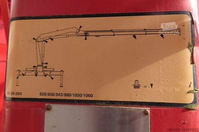 Remorque à bras amovible  Krancontainer HMF 1063