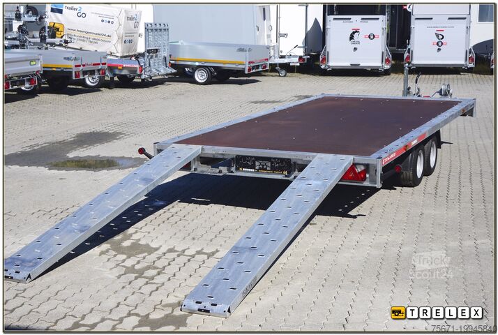 Remorcă de transport auto TEMA CAR Plattform 4521S geschweißt - Unitransporter