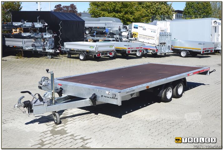 Remorcă de transport auto TEMA CAR Plattform 4521S geschweißt - Unitransporter