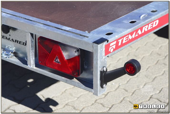 Remorcă de transport auto TEMA CAR Plattform 4521S geschweißt - Unitransporter