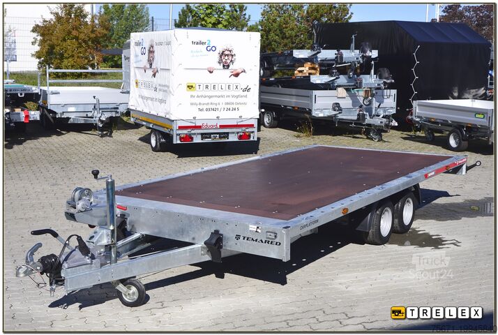 Remorcă de transport auto TEMA CAR Plattform 4521S geschweißt - Unitransporter