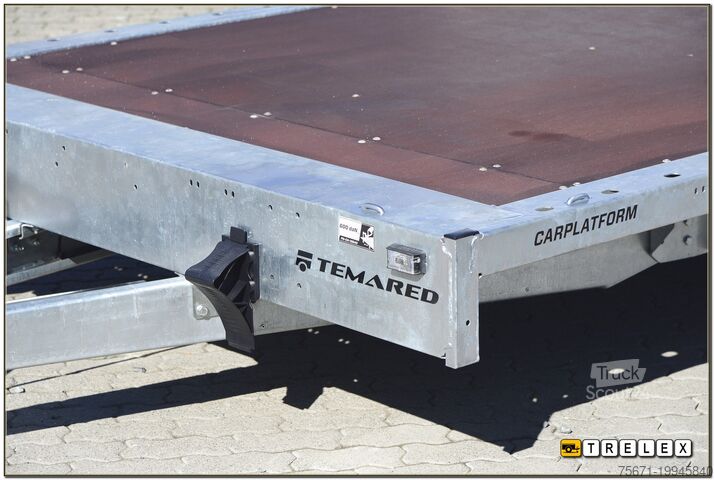 Remorcă de transport auto TEMA CAR Plattform 4521S geschweißt - Unitransporter