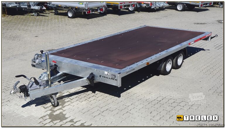 Remorcă de transport auto TEMA CAR Plattform 4521S geschweißt - Unitransporter