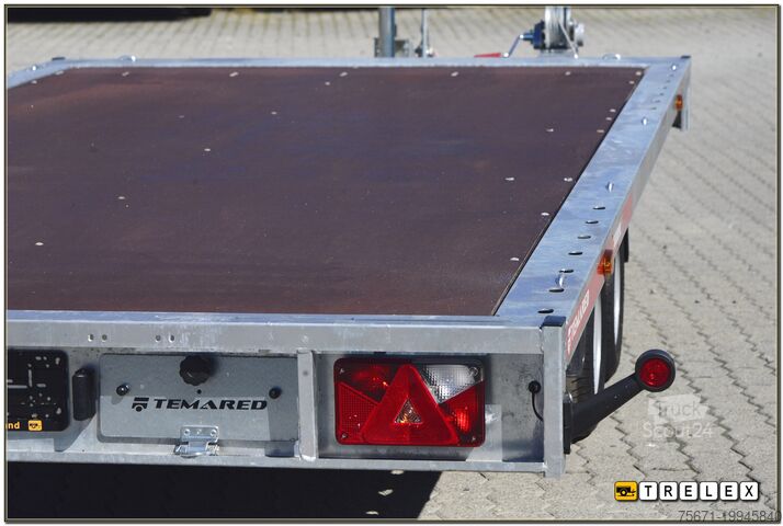 Remorcă de transport auto TEMA CAR Plattform 4521S geschweißt - Unitransporter