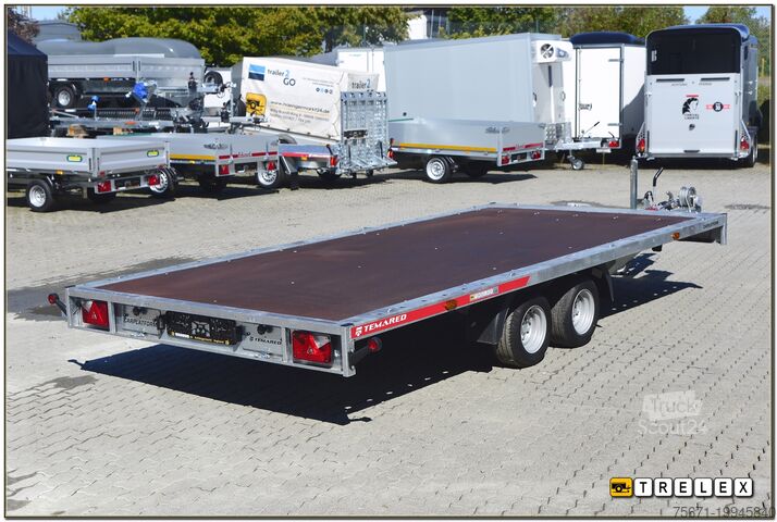 Remorcă de transport auto TEMA CAR Plattform 4521S geschweißt - Unitransporter