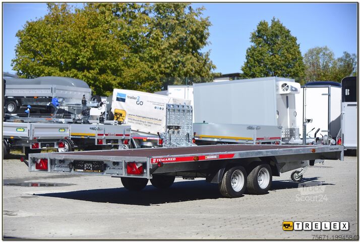 Remorcă de transport auto TEMA CAR Plattform 4521S geschweißt - Unitransporter