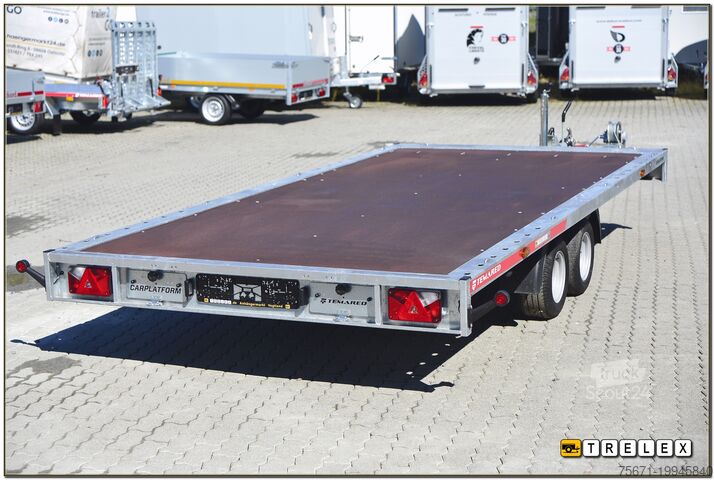Remorcă de transport auto TEMA CAR Plattform 4521S geschweißt - Unitransporter