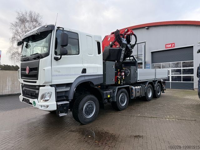 Camion cu platformă TATRA 41.500 8x8 Phoenix Fassi F710 Kran