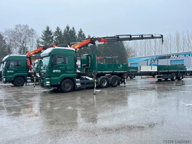 Standard tractor unit MAN TGS 28.480 6X4H Lift/lenk Kran Palfinger PK33002
