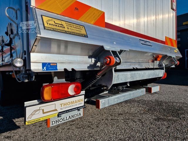 Tovorno vozilo s ravno platformo in ponjavo DAF LF 260 Pritsche Plane LBW Fernverkehr 2x Bett