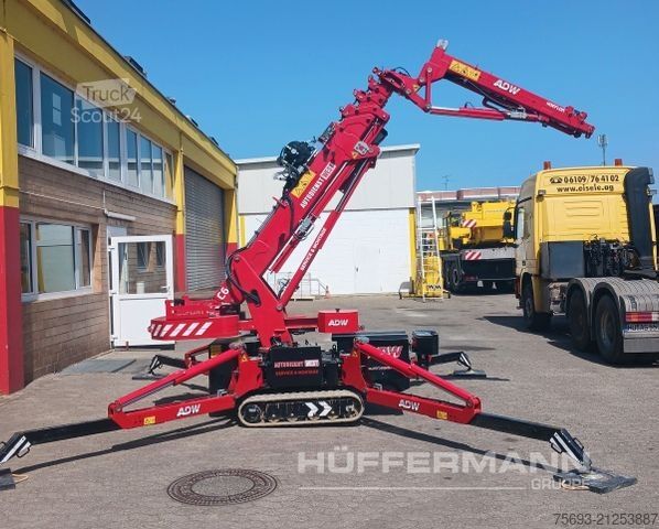 Camion équipé d'une grue Hoeflon Minikran H C6E Kompakt Kran