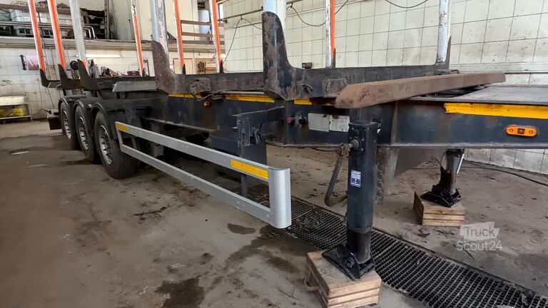 Baļķu puspiekabe SCHWARZMÜLLER S1 / Y170 / BA0 Holz Auflieger Bj 2011