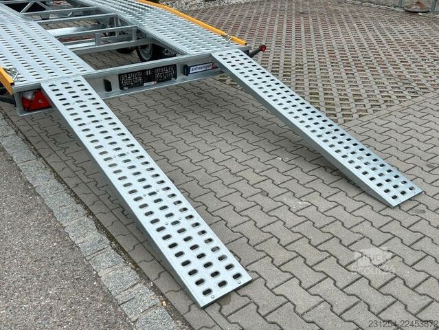 Reboque porta-carros BLYSS Jupiter TX Fahrzeugtransporter 400x210cm 2700kg
